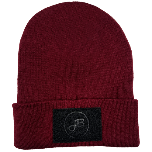 Slap Patch Beanies Burgundy