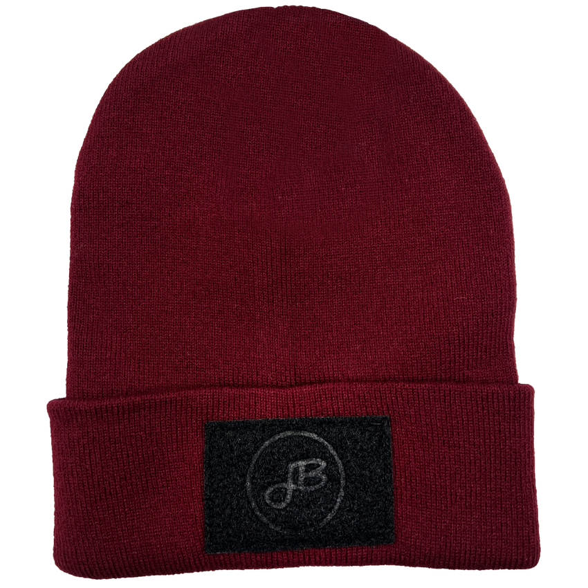 Slap Patch Beanies Burgundy